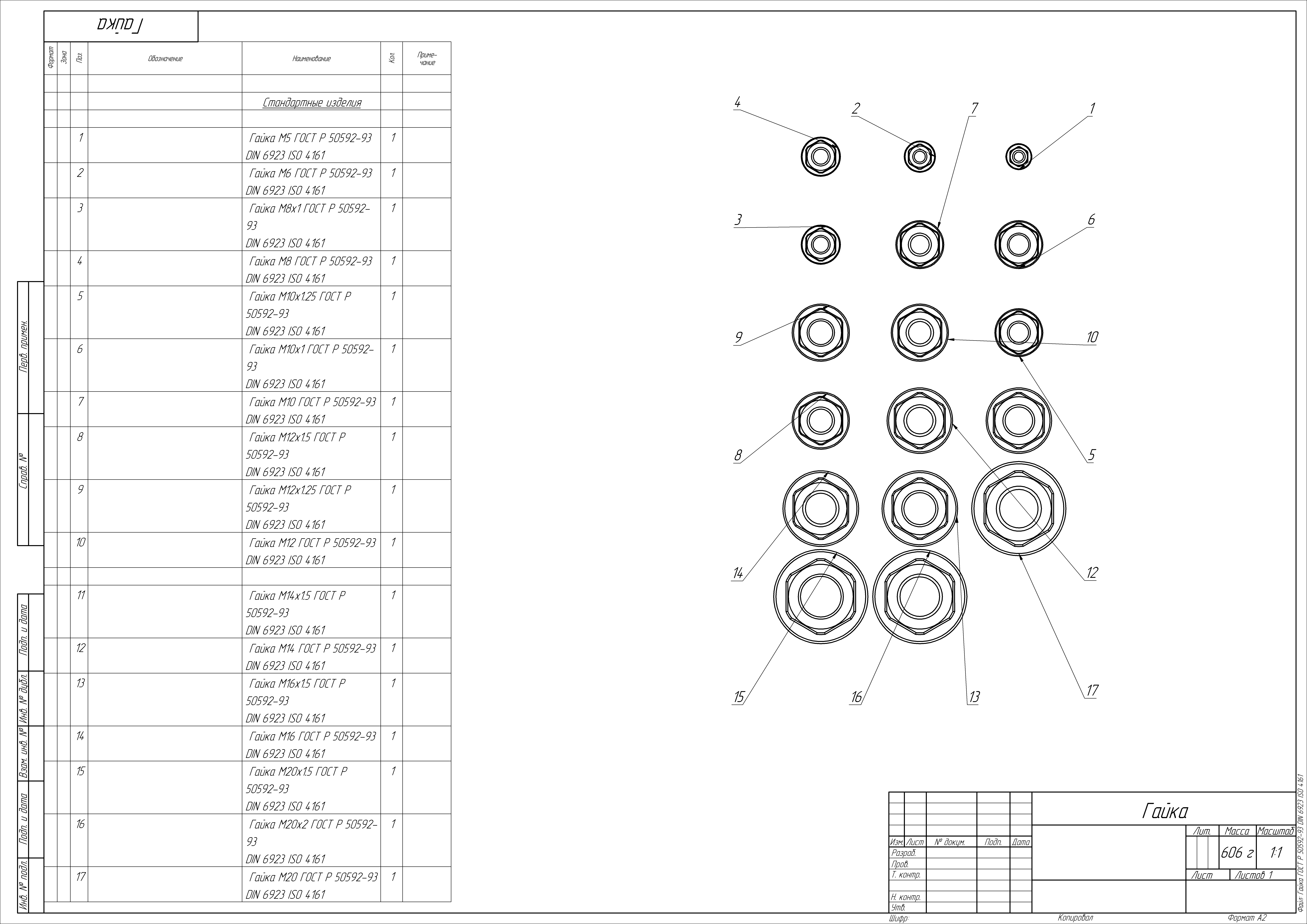 SO 4161标准6923法兰螺母